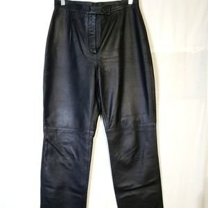 Siena Studio Vintage High Rise Leather Pants Size 10